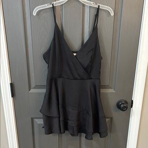 Altar'd State Black Layered Romper (missing belt)